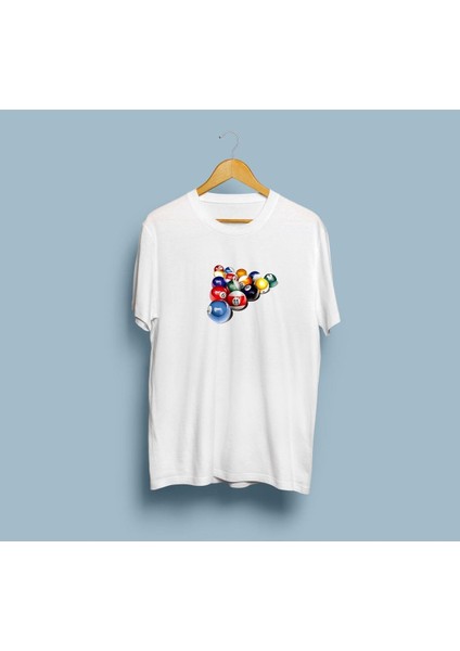 Oversize Bilardo Topları Unisex T-Shirt