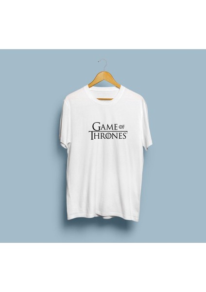 Oversize Game Of Thrones Yazılı Unisex T-Shirt