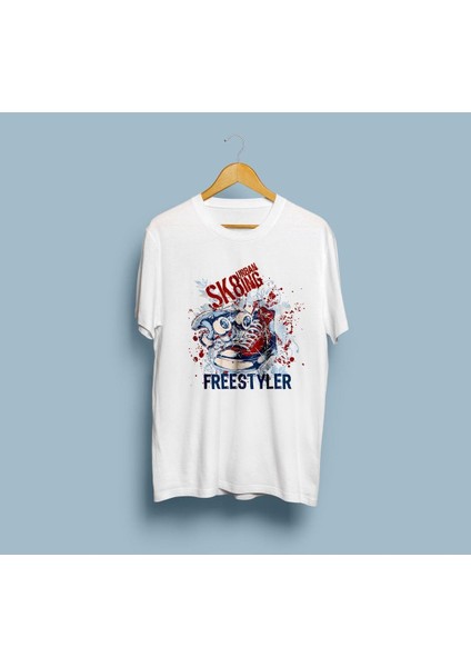 Oversize Freestyler Tasarım Unisex T-Shirt