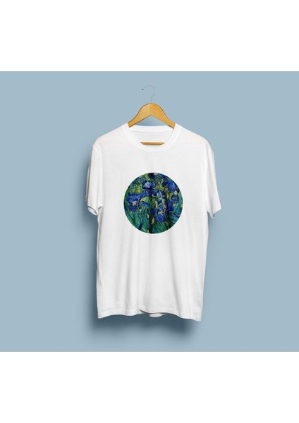 Oversize Vincent Van Gogh Çiçekli Tablo Unisex T-Shirt