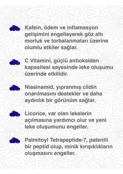 Sleepless Nights Caffeine Eye Cream - Nemlendirici Etkili Kafein İçeren Göz Kremi fırsatları