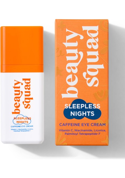 Sleepless Nights Caffeine Eye Cream - Nemlendirici Etkili Kafein İçeren Göz Kremi