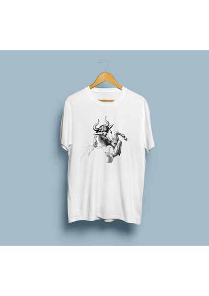 Oversize Boğa / Taurus Tasarım Unisex T-Shirt