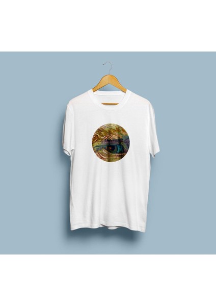 Oversize Van Gogh's Eye / Van Gogh Gözü Self Portrait Unisex T-Shirt