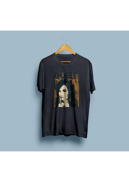 Oversize Quiet Kadın Tasarım Unisex T-Shirt