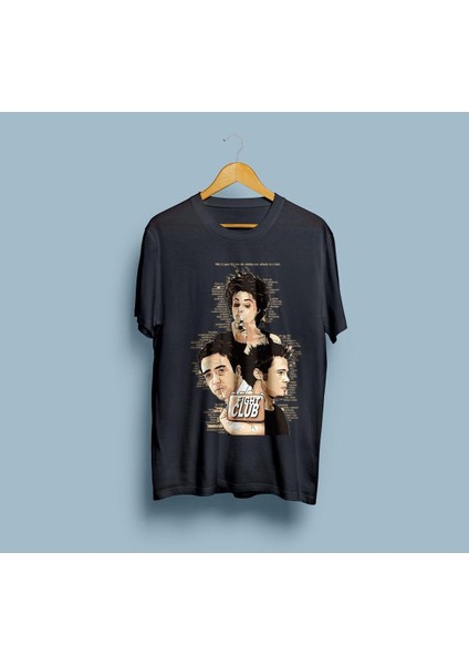 Oversize Fight Club Tasarım Unisex T-Shirt