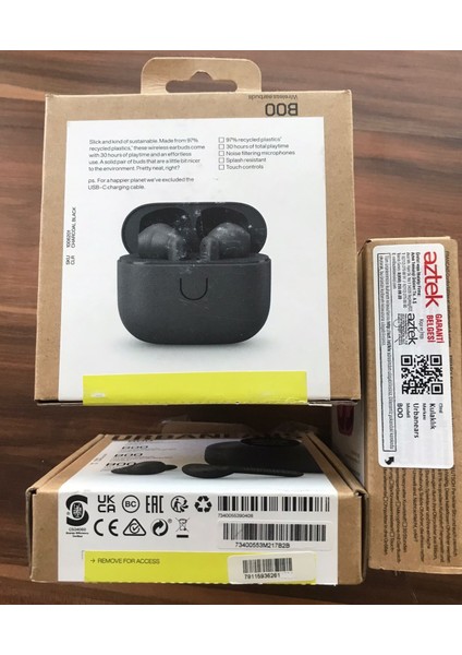 Urbanears, Boo Tws, Ie, Charcoal Black indirimleri