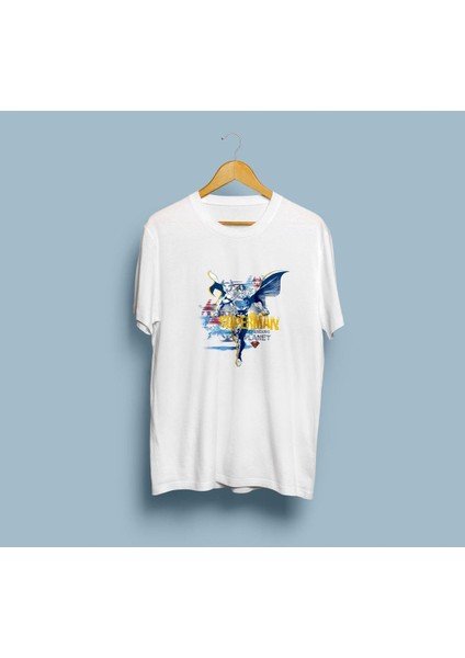 Oversize Superman Baskılı Tasarım Unisex T-Shirt
