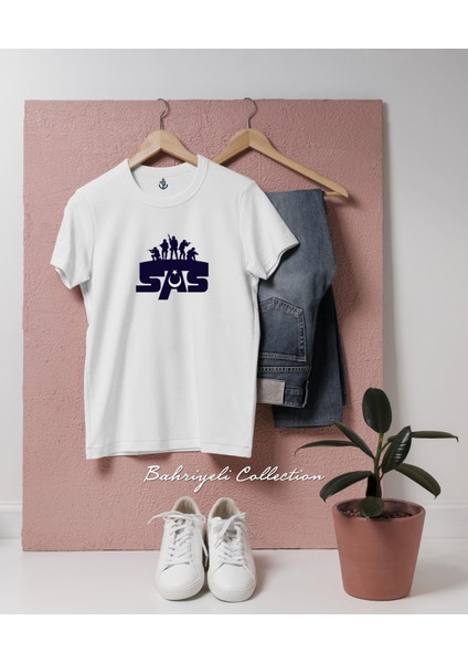 Oversize Sas - Sualtı Savunma Tasarımlı Unisex T-Shirt