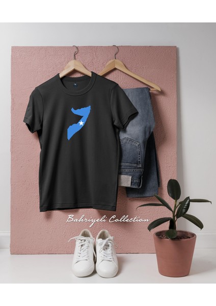 Oversize Flag Of Somalia Tasarımlı Unisex T-Shirt fiyatları