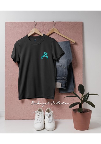 Oversize Teamwork Computer Icons Tasarımlı Unisex T-Shirt