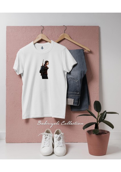 Oversize Ashley Johnson The Last Of Us Tasarımlı Unisex T-Shirt