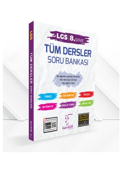 Güncel 8. Sınıf LGS Tüm Dersler Soru Bankası