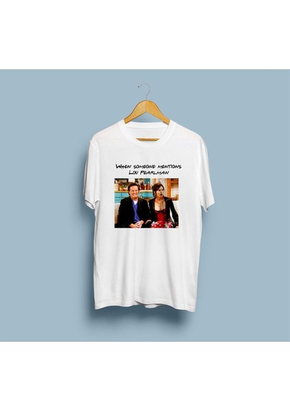 Oversize Monica ve Chandler Tasarım Unisex T-Shirt