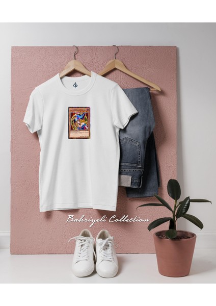 Oversize Yu-Gi-Oh!ticaret Kart Tasarımlı Unisex T-Shirt