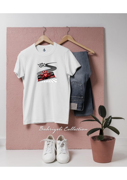 Oversize Grand Prix Formula One Auto Racing Sport Racing Tasarımlı Unisex T-Shirt