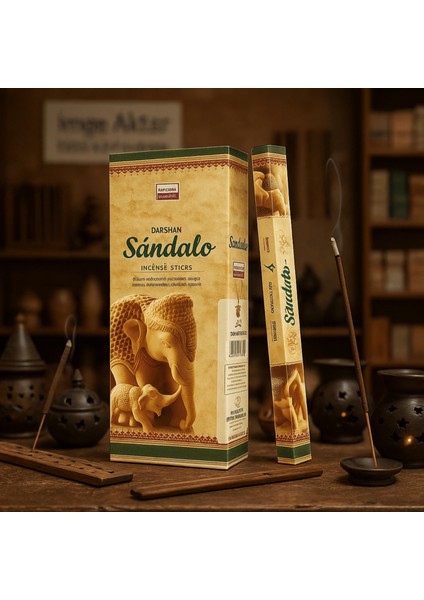 Darshan Incense Sandalo 20'li Çubuk Tütsü