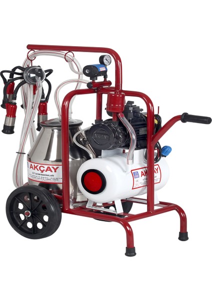 A1001 Tek Sağım Tek Güğüm Süt Sağım Makinesi 30 Litre (Kuru)