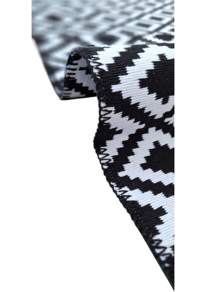 Staywithlove Kilim Saçaksız Dokuma Kilim Robot Süpürgeye Uygun Çift Taraflı Kullanılabilir Çamaşır Makinesinde Yıkanabilir