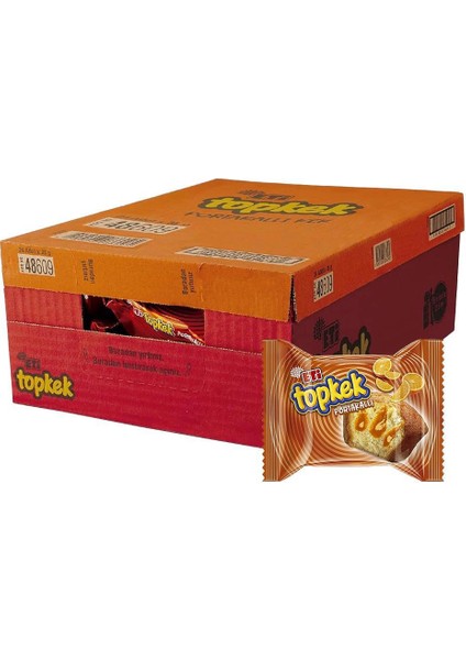 Topkek Portakallı 40gr x 24 Adet