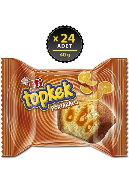 Topkek Portakallı 40gr x 24 Adet fiyatları