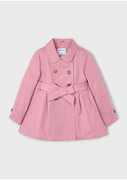 Kız Çocuk Trençkot Pudra 3413