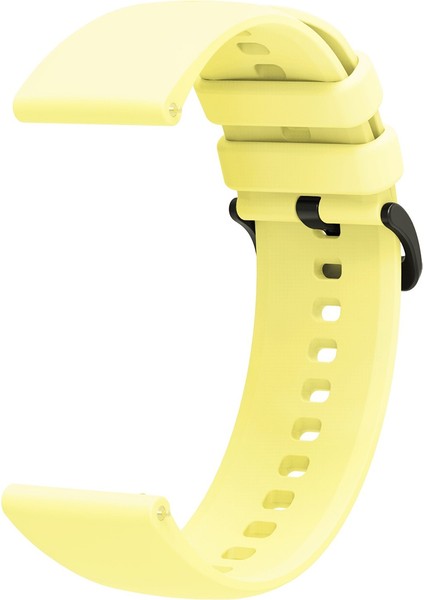 Xiaomi Watch S4 ile Uyumlu Yumuşak Dokulu Soft Renk Silikon Kordon Kayış