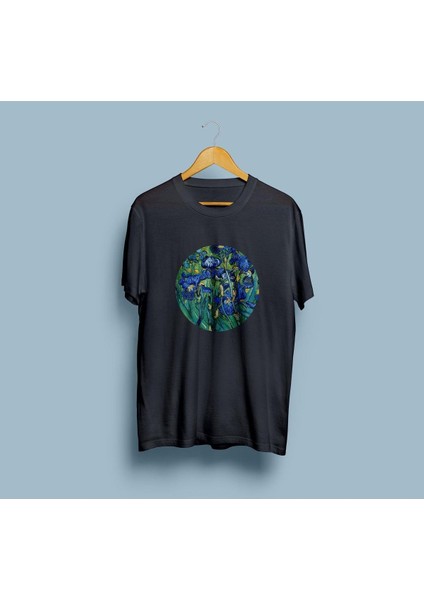 Oversize Vincent Van Gogh Çiçekli Tablo Unisex T-Shirt