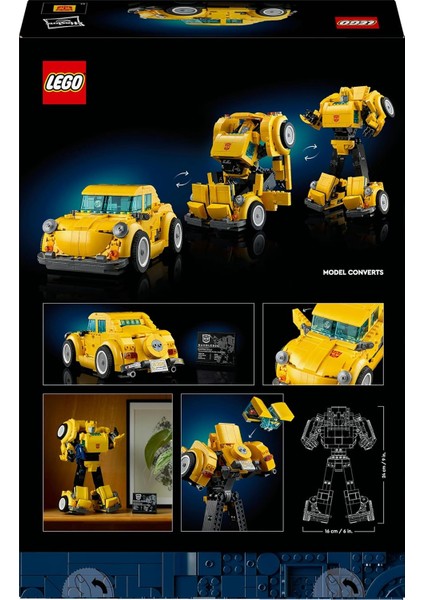 Icons Transformers Bumblebee 10338, Yetişkinler Için (950 Parça) fırsatları
