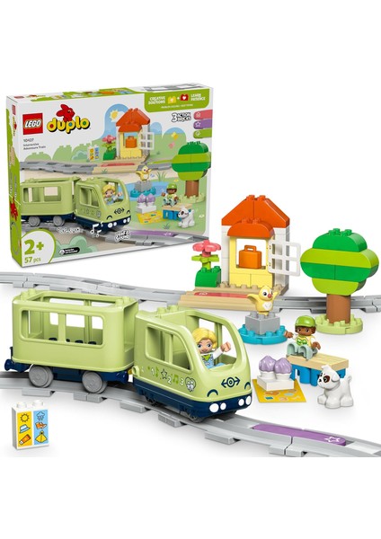 Duplo Town Interaktif Macera Treni 10427-2 Yaş ve Üzeri(57 Parça)