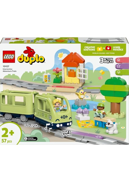 Duplo Town Interaktif Macera Treni 10427-2 Yaş ve Üzeri(57 Parça)