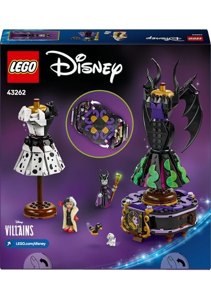 Disney Kötüleri Malefiz'in ve Cruella De Vil'in Elbiseleri 43262-9 Yaş ÜZERI(524 Parça) fırsatları