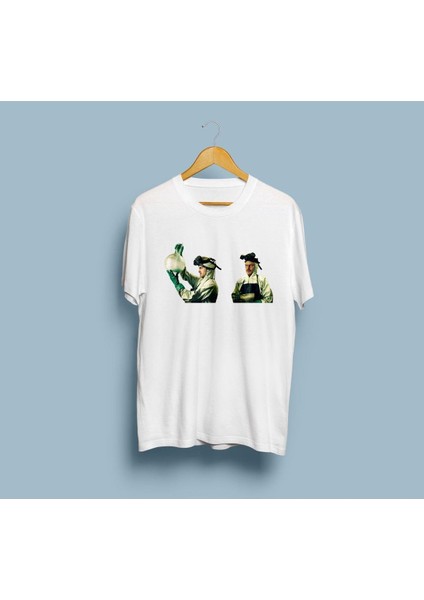 Oversize Breaking Bad Walter ve Jesse Tasarım Unisex T-Shirt