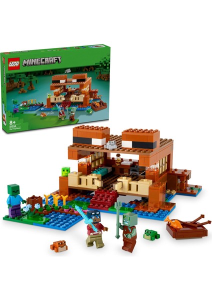 Minecraft Kurbağa Evi 21256-8 Yaş ve ÜZERI(400 Parça)