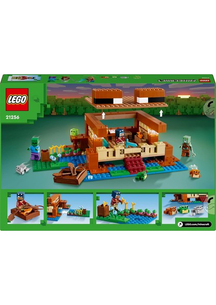 Minecraft Kurbağa Evi 21256-8 Yaş ve ÜZERI(400 Parça) fırsatları