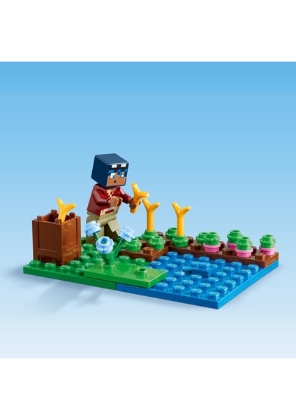 Minecraft Kurbağa Evi 21256-8 Yaş ve ÜZERI(400 Parça)