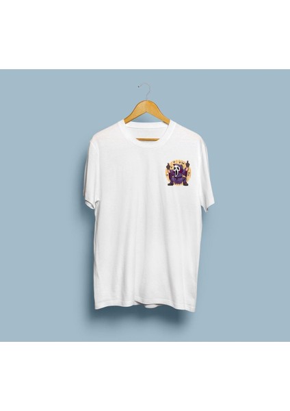 Oversize Scream Sticker Baskılı Unisex T-Shirt