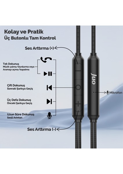 3.5mm Jack Girişli Mikrofonlu Kablolu Kulak Içi Kulaklık Metal fırsatları