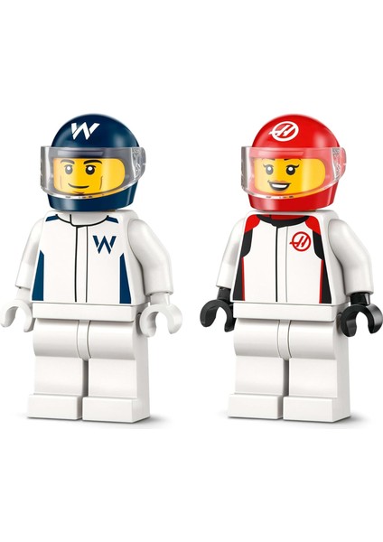 City F1 Williams Racing ve Haas F1 Yarış Arabaları 60464-4 Yaş ve Üzeri (92 Parça)