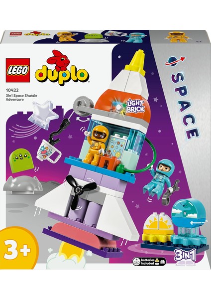 Duplo 3’ü 1 Arada Uzay Mekiği Macerası 10422-3 Yaş ve Üzeri(58 Parça)