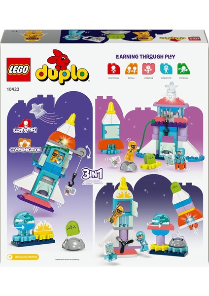 Duplo 3’ü 1 Arada Uzay Mekiği Macerası 10422-3 Yaş ve Üzeri(58 Parça)