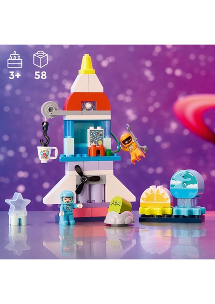 Duplo 3’ü 1 Arada Uzay Mekiği Macerası 10422-3 Yaş ve Üzeri(58 Parça)