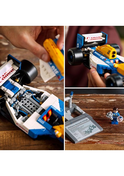 Icons Williams Racing FW14B & Nigel Mansell 10353 – Yetişkinler IÇIN(797 Parça)