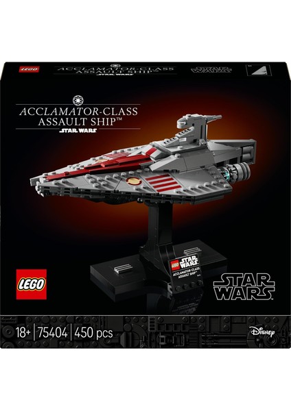 Star Wars Acclamator Sınıfı Hücum Gemisi 75404 -Yetişkinler IÇIN(450 Parça) modelleri