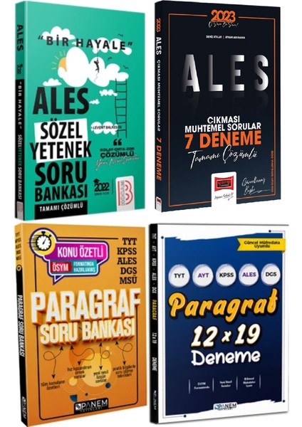 Benim Hocam ALES Sözel Yetenek Soru - Panem 2024 ALES 5 Deneme - Paragraf Soru-Deneme