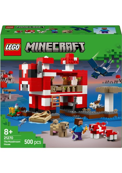 Minecraft Mooshroom Evi 21270, 8 Yaş ve ÜZERI(500 Parça) modelleri