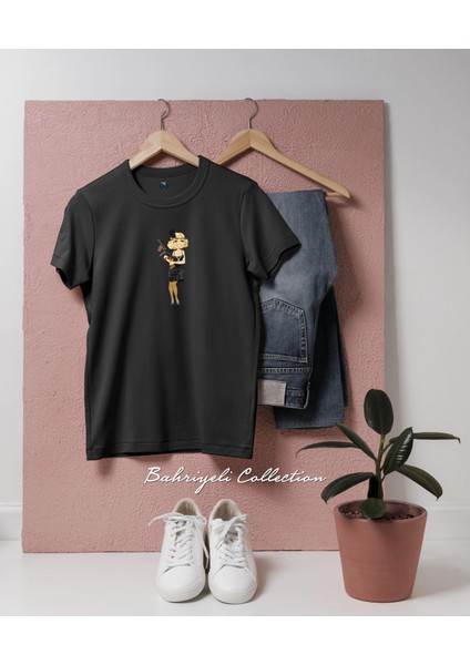 Oversize Mafia Women Mafya Kadın Tasarımlı Unisex T-Shirt