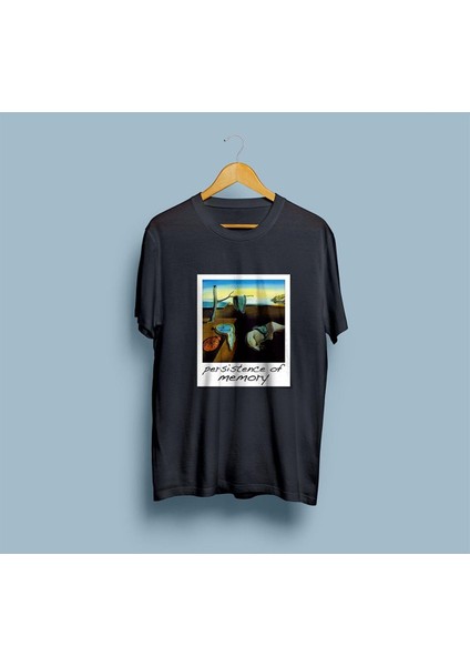 Oversize Belleğin Azmi Tablosu Salvador Dali Tasarım Unisex T-Shirt