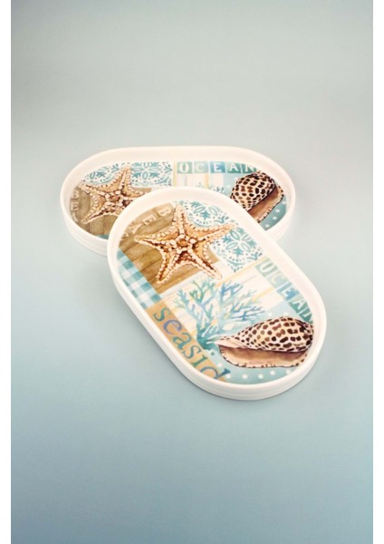 Seaside 2 Parça Sunum Tabağı fiyatları