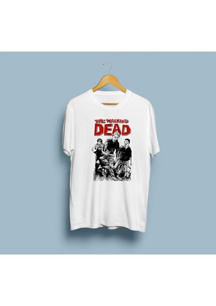 Oversize The Walking Dead Zombiler Tasarım Unisex T-Shirt